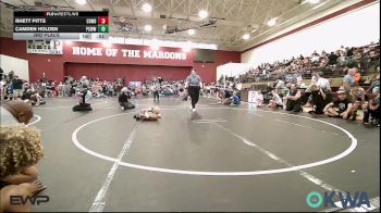 52 lbs 3rd Place - Rhett Pitts, Cowboy Wrestling Club vs Camden Holden, Ponca City Wildcat Wrestling