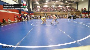 144 lbs Round Of 16 - Asher Davidson, Tulsa Union vs Tanner Barlow, Mcalester HS