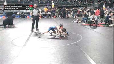 60 lbs Round Of 32 - Joshua Johannemann, Apex vs Michael Whalen, Wayne