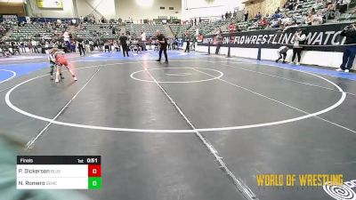 40 lbs Final - Preslie Dickerson, Blue Devil Wrestling vs Nayelli ...