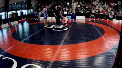 71kg Champ. Round 2 - Brealey Peters, Guelph Wrestling Club vs John-Paul Rahme, Nova Scotia Dragons