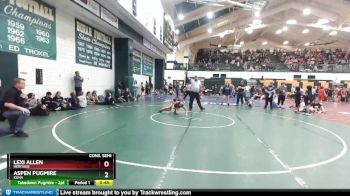 119 lbs Cons. Semi - Lexi Allen, Heritage vs Aspen Pugmire, Kuna