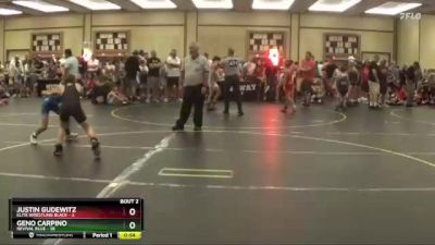 82 lbs Round 1 (6 Team) - Geno Carpino, Revival Blue vs Justin Gudewitz, Elite Wrestling Black