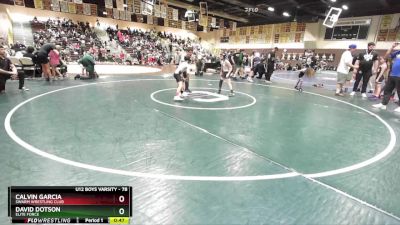 78 lbs Cons. Semi - Calvin Garcia, Swarm Wrestling Club vs David Dotson, Elite Force