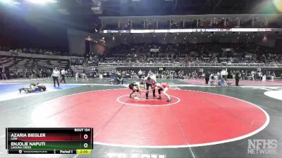 126 lbs Quarterfinal - Enjolie Naputi, Laguna Creek vs Azaria Biegler, Lodi