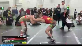 140 lbs Finals (2 Team) - Jackson Butler, Crusaders vs Cooper Driscoll, O.Rampage