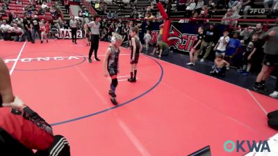 55 lbs Quarterfinal - Levi Chesser, Blackwell Wrestling Club vs Kamdynn Parker, Chaparral Kids Wrestling Club