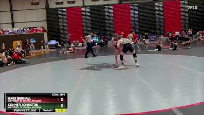 165 lbs Cons. Semi - Gage Bernall, University Of Central Missouri vs Conner Johnston, University Of Central Missouri