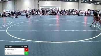 95 lbs Round Of 32 - Killian Kaneshige, Valiant College Prep vs Uriah Correa, Sunkist Kids Monster Garage