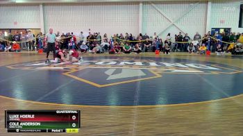 133 lbs Quarterfinal - Cole Anderson, King`s (PA) vs Luke Hoerle, Stevens