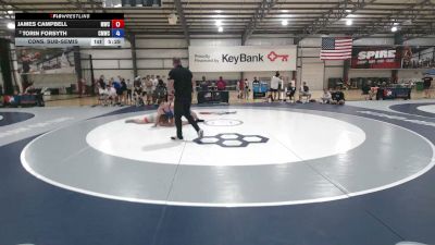 130 kg Cons. Sub-semis - James Campbell, Michigan Wrestling Club vs Torin Forsyth, CMWC