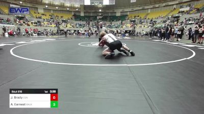 138 lbs Quarterfinal - Julius Brady, Conway Wrestling Club vs Ace Earnest, Bauxite Mini Miners Wrestling