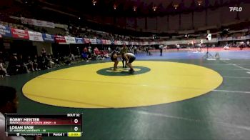 285 lbs Placement (16 Team) - Logan Sage, St. Andrews University vs Bobby Meister, Rowan College Of South Jersey