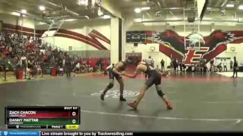 145 lbs Cons. Round 4 - Zach Chacon, Laguna Hills vs Danny Mattar, University