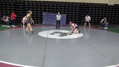 130 lbs Consi-qtrs - Ellysa Dugan, Pompton Plains vs Sophia Lasala, Middlesex