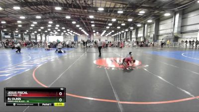 92 lbs Rd# 6- 9:00am Saturday Final Pool - RJ Dunn, Maryland BLACK vs Jesus Fiscal, Mile High