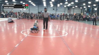 64 lbs Round 2 - 10:30am Friday - Graham Dyson, Mat Assassins vs Mazin Hmidan, Team Ohio