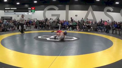 80 lbs Quarterfinals (8 Team) - Ian Weber, Dundee Wrestling vs Henry Riesen, Fort Hammers