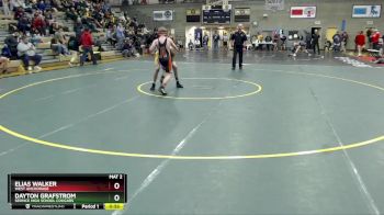 130 lbs Cons. Round 3 - Dayton Grafstrom, Service High School Cougars vs Elias Walker, West Anchorage