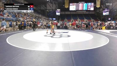 113 lbs Champ. Rd Of 16 - Nathan Matthis, MD vs Lincoln Swick, WI