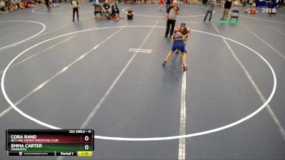 Semifinal - Emma Carter, Minnesota vs Cora Rand, Big Lake Swarm Wrestling Club