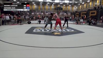 285 lbs Champ. Round 1 - Maxwell Azzaline, Iowa vs Nathaniel Sleh, Iron Rams Wrestling Club