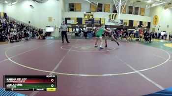 110 lbs Champ. Round 2 - Layla Funk, Mogadore vs Karina Kelley, Gahanna Lincoln HS