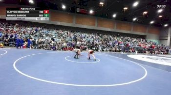 113 lbs Prelim - Manuel Barros, Churchill County vs Clayton DeGolyer, Fernley