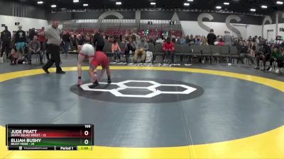 105 lbs Semis & 1st Wrestleback (8 Team) - Jude Pratt, Death Squad Wrest vs Elijah Bushy, Beast Mode