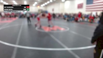 215 lbs Cons. Round 2 - Jay Harkema, Kerkhoven-Murdock-Sunburg vs Adam Hippe, Tracy-Milroy-Balaton-Westbrook-Walnut Grove