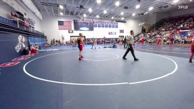 160 lbs Quarterfinal - Romin Doughty, Johnson Junior High vs Teagen Popke, Sage Valley Jr High