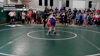 150 lbs Consi Of 16 #1 - Brady Gregory, Bridgewater-Raynham vs Jayden Bautista, Norwood