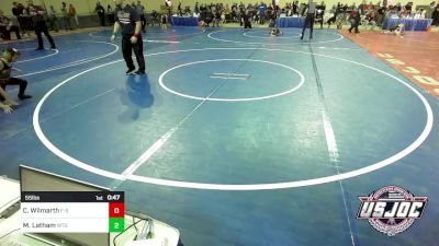 55 lbs Round Of 32 - Cohen Wilmarth, F-5 Grappling vs Malachi Latham, West Texas Grapplers