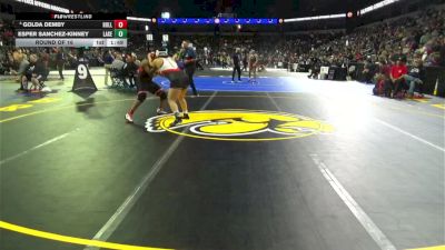 190 lbs Round Of 16 - Golda Demby, Hollister (CC) vs Esper Sanchez-Kinney, Lakewood (SS)