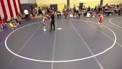 56-59 lbs Champ. Round 1 - Jaxon Cardinal, MN vs Von Lalonde, IA