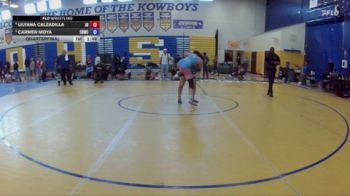118 lbs Quarterfinal - Carmen Moya, Miami Palmetto Sr High vs Lilyana Calzadilla, Jensen Beach