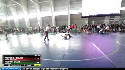 48 lbs Cons. Round 4 - Paxton D Henline, Uintah Wrestling vs Kannon Grant, Duchesne