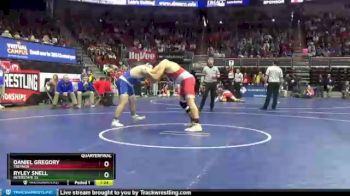 1 lbs Quarterfinal - Ryley Snell, Interstate 35 vs Daniel Gregory, Treynor