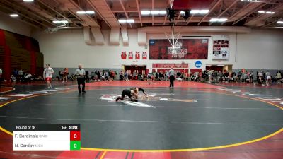 125 lbs Round Of 16 - Foster Cardinale, Spartan Combat RTC vs Nick Corday, Michigan State