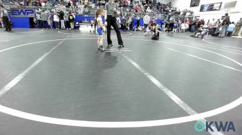 40 lbs Consi Of 8 #1 - Asher King, Clinton Youth Wrestling vs Caroline Rice, Noble Takedown Club