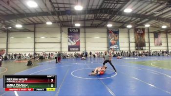 76 lbs Rd# 5- 3:45pm Friday Final Pool - Pierson Wolff, Nebraska Elite vs Benex Velasco, NCWAY National Team