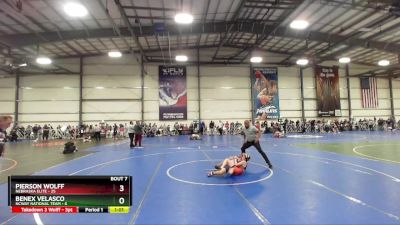 76 lbs Rd# 5- 3:45pm Friday Final Pool - Pierson Wolff, Nebraska Elite vs Benex Velasco, NCWAY National Team