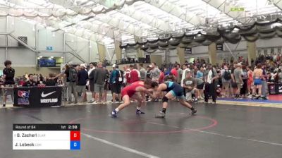 65 kg Round Of 64 - Brock Zacherl, Clarion RTC vs Joe Lobeck, Lehigh Valley Wrestling Club