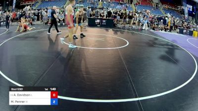 165 lbs Cons 32 #1 - Abram Davidson, IL vs Macklin Penner, IA