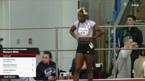 Women's 300m, Prelims 1