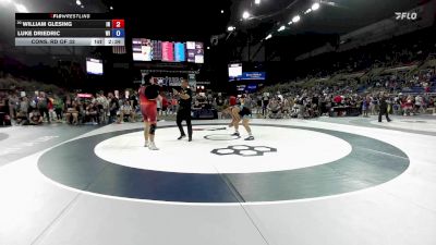 285 lbs Cons. Rd Of 32 - William Glesing, IN vs Luke Driedric, WI