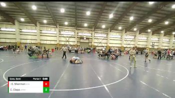 165 lbs Cons. Semi - Crash Sherman, Sons Of Atlas vs Carson Clapp, Jackson Bronc Wrestling Club