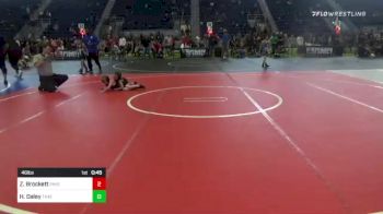 46 lbs Rr Rnd 1 - Zeke Brockett, Payson WC vs Houston Daley, Thatcher War Eagles