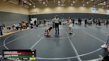 96 lbs Round 1 (10 Team) - Lachlan Smith, Aggression Legionnaires vs Cayson George, Irontide