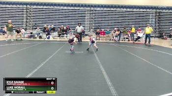 52 lbs Round 4 (6 Team) - Kyle Savage, Terps East Coast Elite vs Luke Worall, Midlothian Miners